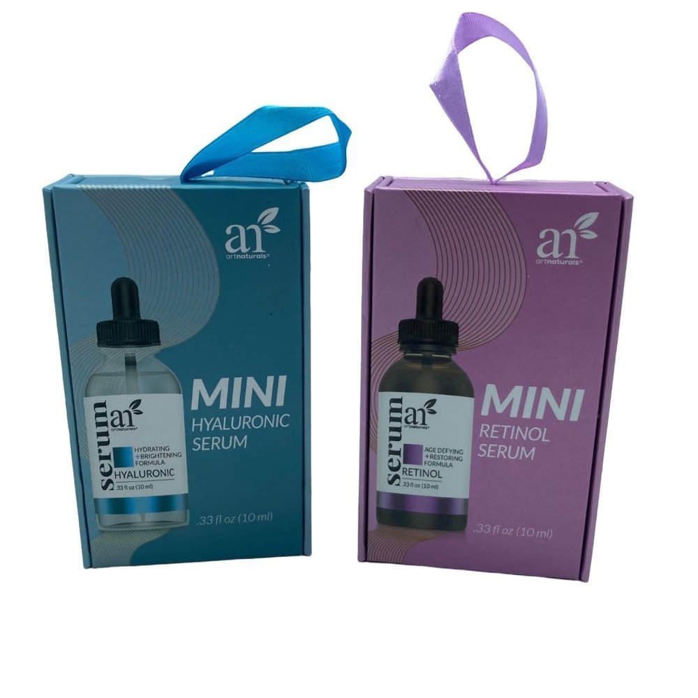 Art Naturals Hyaluronic and Retinol Serum‎ NEW NIB .33 ft oz (lot of 2)
